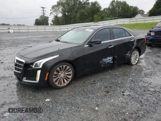 2014 Cadillac CTS Luxury RWD with VIN 1G6AR5SX4E0196780, listed as a Copart auction lot 68050504 with 83,140 mi miles and Salvage Title. Bid and sale history available at carsss.com. Image 1.