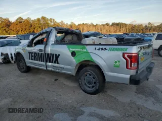 2016 Ford F-150 XL with VIN 1FTNF1CF9GKD66841, listed as a Copart auction lot 84487704 with 0 mi miles and Salvage Title. Bid and sale history available at carsss.com. Image 2.