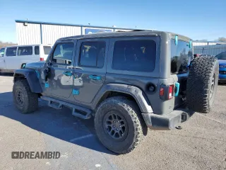 2023 Jeep Wrangler Sport S with VIN 1C4HJXDG3PW615858, listed as a Copart auction lot 85537124 with 16,718 mi miles and Salvage Title. Bid and sale history available at DreamBid. Image 2.