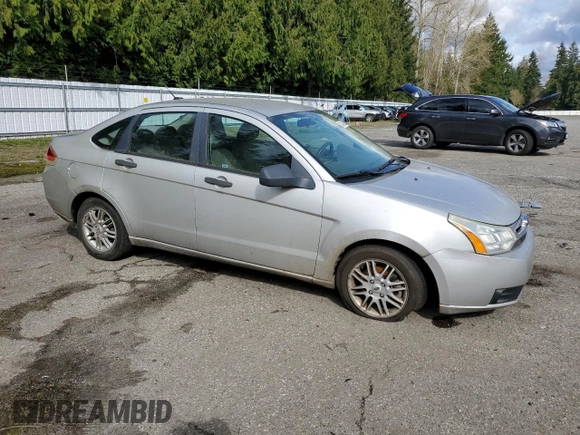 2009 Ford Focus SE with VIN 1FAHP35N09W205547, listed as a Copart auction lot 51344935 with 151,860 mi miles and Salvage Title. Bid and sale history available at carsss.com. Image 4.