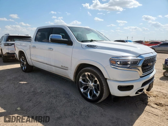 2020 Ram 1500 Limited with VIN 1C6SRFHT8LN110504, listed as a Copart auction lot 61715425 with 61,405 mi miles and Clean title. Bid and sale history available at DreamBid. Image 4.