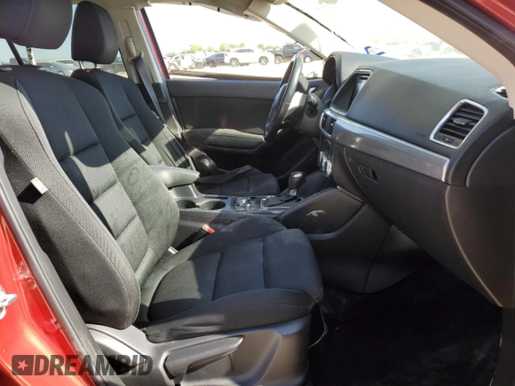 2016 Mazda CX-5 Touring with VIN JM3KE2CYXG0638247, listed as a Copart auction lot 53087305 with 0 mi miles and Salvage Title. Bid and sale history available at carsss.com. Image 7.