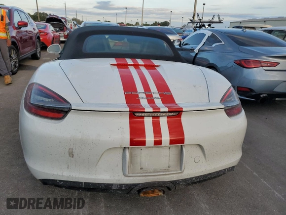 2014 Porsche Boxster z VIN WP0CA2A8XES121446, wystawiony jako Copart lot #74572644 z przebiegiem Nie podano mil oraz Szkoda całkowita • Salvage title. Historia ofert i sprzedaży dostępna na DreamBid. Obrazek 6.