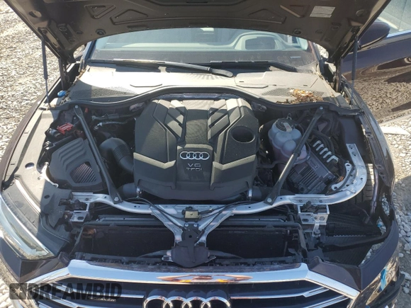 2020 Audi A8 with VIN WAU8DAF84LN014109, listed as a Copart auction lot 48527885 with 17,319 mi miles and Non Repairable. Bid and sale history available at carsss.com. Image 11.