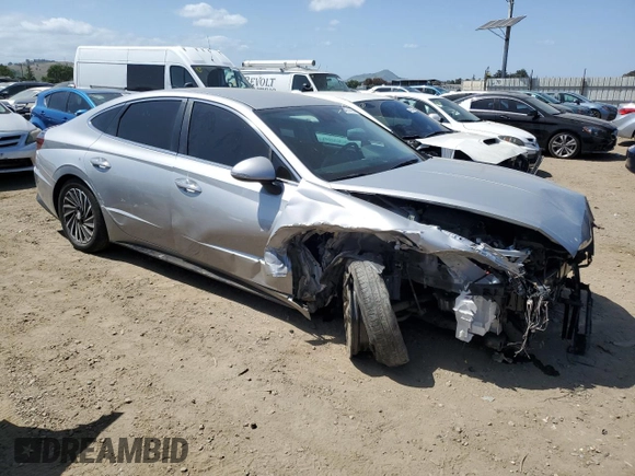 2023 Hyundai Sonata SEL with VIN KMHL34JJ0PA065109, listed as a Copart auction lot 54348345 with 40,833 mi miles and Salvage Title. Bid and sale history available at DreamBid. Image 4.
