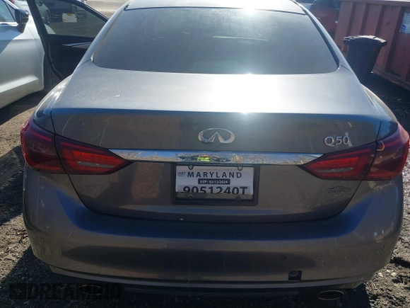 2021 Infiniti Q50 3.0t LUXE with VIN JN1EV7BP4MM705007, listed as a IAAI auction lot 41458611 with 59,246 mi miles. Bid and sale history available at carsss.com. Image 6.