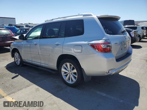 2008 Toyota Highlander Hybrid Limited with VIN JTEEW44A382009267, listed as a Copart auction lot 70055694 with 115,120 mi miles and Salvage Title. Bid and sale history available at carsss.com. Image 2.