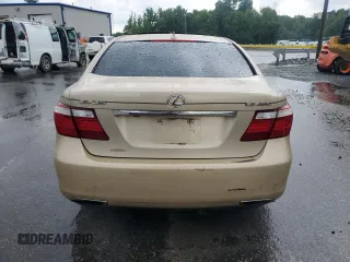 2008 Lexus LS 460 with VIN JTHBL46F885075478, listed as a Copart auction lot 56842225 with 128,897 mi miles and Salvage title. Bid and sale history available at DreamBid. Image 6.
