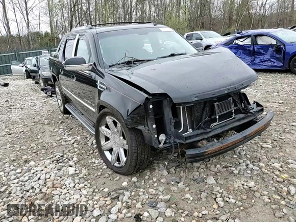 2012 Cadillac Escalade EXT Luxury with VIN 3GYT4MEF8CG225315, listed as a Copart auction lot 52701004 with 0 mi miles and Salvage Title. Bid and sale history available at carsss.com. Image 11.