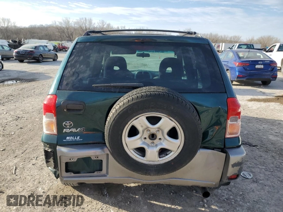 2003 Toyota RAV4 with VIN JTEGH20V430090445, listed as a Copart auction lot 49053285 with 194,824 mi miles and Salvage Title. Bid and sale history available at carsss.com. Image 6.