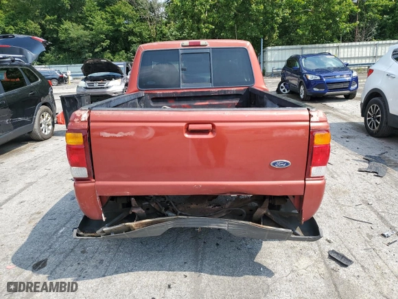 1998 Ford Ranger XL with VIN 1FTYR10C4WPB03883, listed as a Copart auction lot 64930944 with 257,722 mi miles and Salvage Title. Bid and sale history available at carsss.com. Image 6.