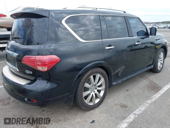 2012 Infiniti QX56 7-passenger z VIN JN8AZ2NEXC9020609, wystawiony jako IAAI lot #42026235 z przebiegiem 168 109 mil mil oraz . Historia ofert i sprzedaży dostępna na DreamBid. Obrazek 4.