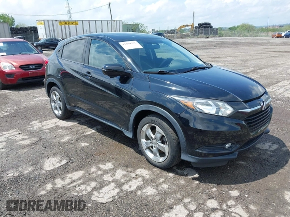 2016 Honda HR-V EX with VIN 3CZRU6H55GM766239, listed as a IAAI auction lot 42209156 with 64,190 mi miles. Bid and sale history available at carsss.com. Image 1.