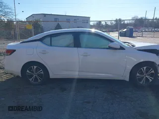 2020 Nissan Sentra SV with VIN 3N1AB8CVXLY268393, listed as a IAAI auction lot 41212049 with 49,711 mi miles. Bid and sale history available at carsss.com. Image 13.