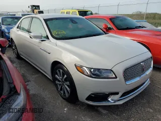 2019 Lincoln Continental Standard with VIN 1LN6L9PK3K5606858, listed as a Copart auction lot 75083424 with 0 mi miles and Non Repairable. Bid and sale history available at carsss.com. Image 4.