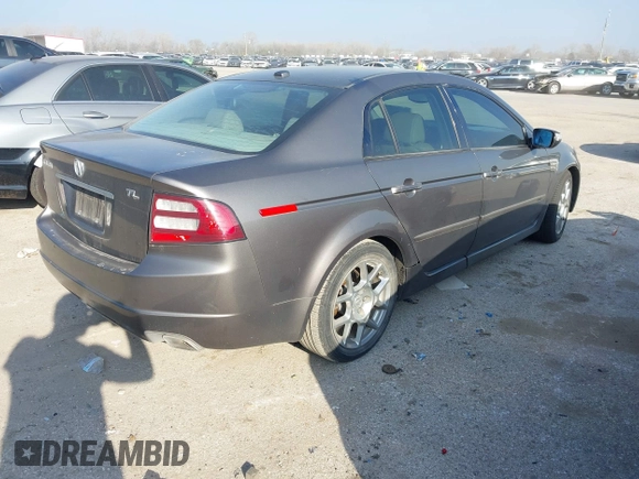 2008 Acura TL with VIN 19UUA66258A009858, listed as a IAAI auction lot 41786617 with 1 mi miles. Bid and sale history available at carsss.com. Image 4.