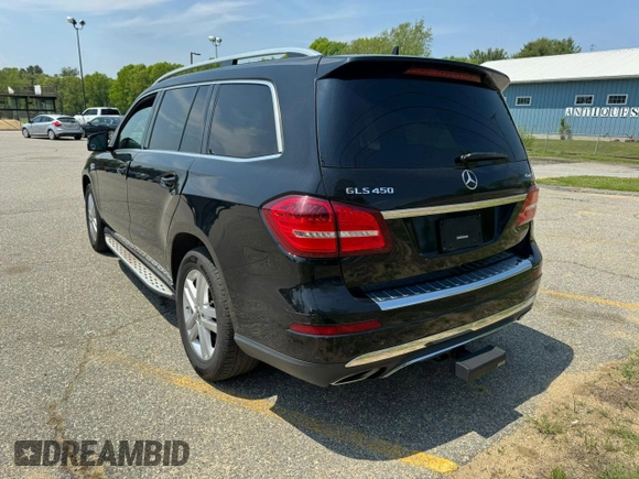 2019 Mercedes-Benz GLS 450 with VIN 4JGDF6EE3KB231873, listed as a Copart auction lot 56722554 with 131,506 mi miles and . Bid and sale history available at DreamBid. Image 3.