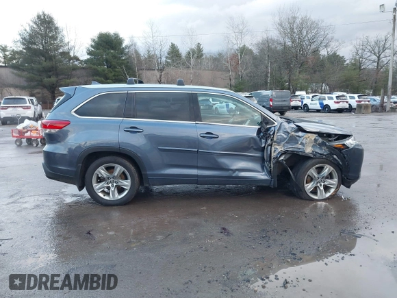 2019 Toyota Highlander Limited with VIN 5TDDZRFH0KS732251, listed as a IAAI auction lot 41020511 with 72,677 mi miles and . Bid and sale history available at DreamBid. Image 13.