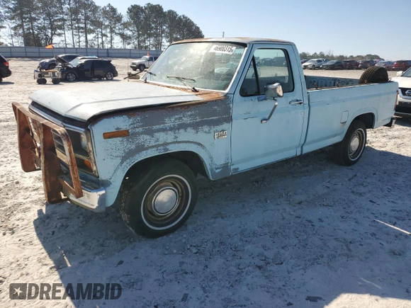 1986 Ford F-150 with VIN 1FTDF15Y1GKB91740, listed as a Copart auction lot 46900315 with 384 mi miles and Clean Title. Bid and sale history available at carsss.com. Image 1.
