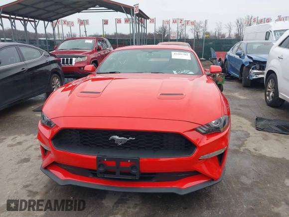 2018 Ford Mustang EcoBoost with VIN 1FA6P8TH1J5158699, listed as a IAAI auction lot 41185702 with 128,862 mi miles and . Bid and sale history available at carsss.com. Image 12.