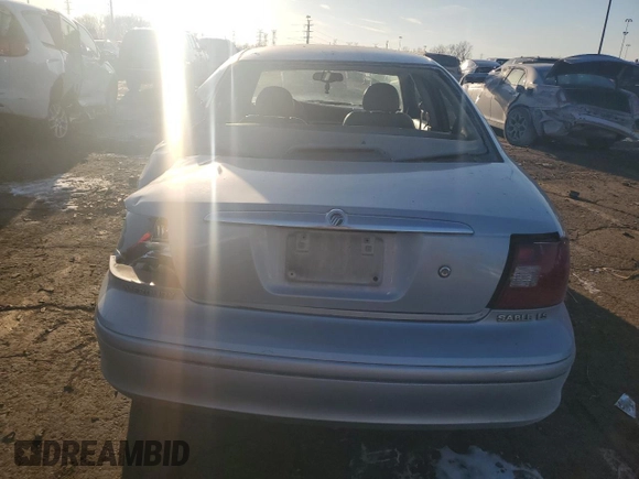 2002 Mercury Sable LS with VIN 1MEHM55S52A642630, listed as a Copart auction lot 84920234 with 51,213 mi miles and Salvage Title. Bid and sale history available at DreamBid. Image 6.