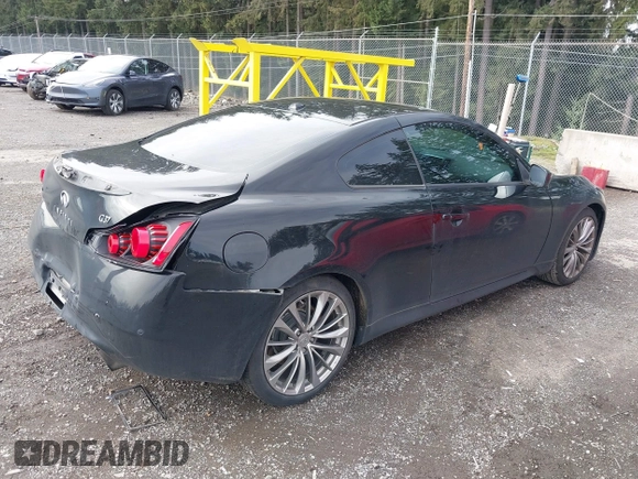 2012 Infiniti G37 Journey with VIN JN1CV6EK7CM423234, listed as a IAAI auction lot 41809302 with 162,178 mi miles. Bid and sale history available at carsss.com. Image 4.