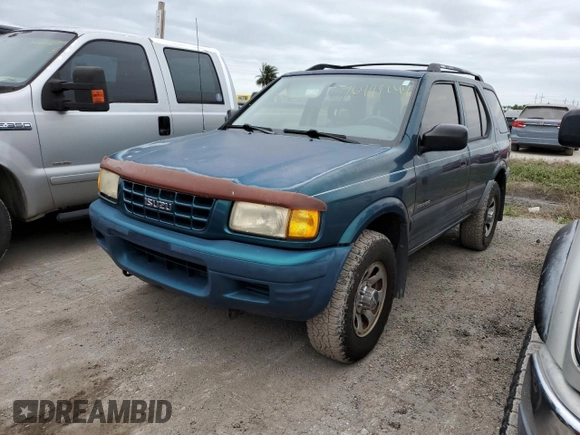 1999 Isuzu Rodeo S with VIN 4S2CK58W9X4322074, listed as a Copart auction lot 76999244 with 110,142 mi miles and Salvage Title. Bid and sale history available at carsss.com. Image 1.