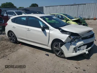 2022 Subaru Impreza Special Sports with VIN 4S3GTAJ60N1714307, listed as a Copart auction lot 63084904 with 24,555 mi miles and Salvage title. Bid and sale history available at DreamBid. Image 4.