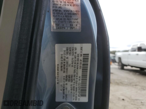 2004 Mazda MPV ES z VIN JM3LW28J540513701, wystawiony jako Copart lot #43155275 z przebiegiem Nie podano mil oraz Szkoda całkowita • Salvage title. Historia ofert i sprzedaży dostępna na DreamBid. Obrazek 13.
