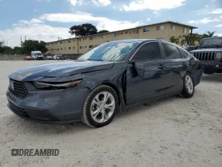 2024 Honda Accord LX z VIN 1HGCY1F22RA053148, wystawiony jako Copart lot #46722095 z przebiegiem 11 156 mil mil oraz Szkody całkowita. Historia ofert i sprzedaży dostępna na DreamBid. Obrazek 1.
