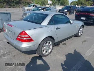2000 Mercedes-Benz SLK 230 Kompressor with VIN WDBKK47F5YF160242, listed as a IAAI auction lot 42549078 with 81,288 mi miles and . Bid and sale history available at DreamBid. Image 4.