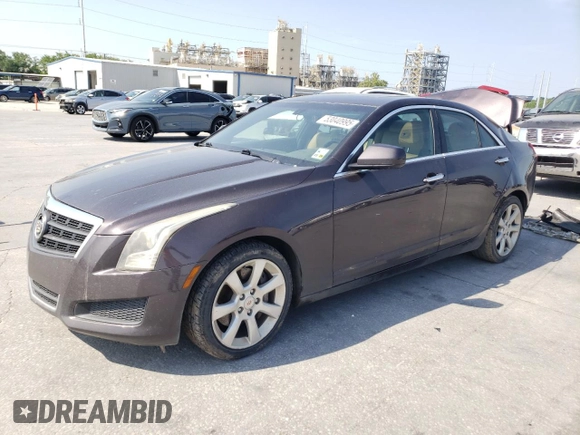 2014 Cadillac ATS Standard RWD z VIN 1G6AA5RX4E0121560, wystawiony jako Copart lot #53040995 z przebiegiem 168 406 mil mil oraz Szkoda całkowita • Salvage title. Historia ofert i sprzedaży dostępna na DreamBid. Obrazek 1.