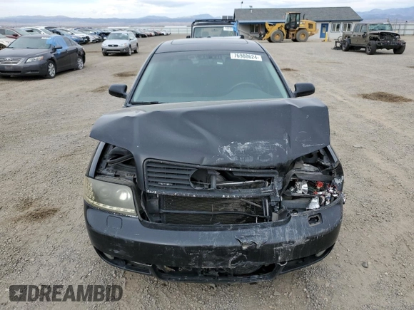 2004 Audi A6 z VIN WAUCD64B34N099645, wystawiony jako Copart lot #76988624 z przebiegiem 120 259 mil mil oraz Czysty tytuł • Clean title. Historia ofert i sprzedaży dostępna na DreamBid. Obrazek 5.