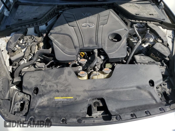 2019 Infiniti Q50 Luxe with VIN JN1EV7AP2KM515513, listed as a Copart auction lot 59893895 with 124,644 mi miles and Salvage title. Bid and sale history available at DreamBid. Image 11.