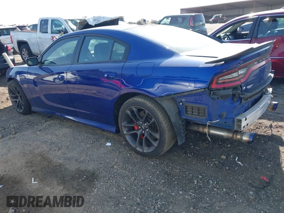 2020 Dodge Charger Scat Pack z VIN 2C3CDXGJ4LH157432, wystawiony jako IAAI lot #41872478 z przebiegiem 65 640 mil mil oraz . Historia ofert i sprzedaży dostępna na DreamBid. Obrazek 3.