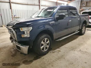 2016 Ford F-150 XLT with VIN 1FTEW1EF9GFA84060, listed as a Copart auction lot 52157755 with 163,177 mi miles and Salvage Title. Bid and sale history available at carsss.com. Image 1.