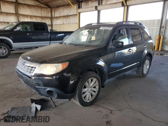 2011 Subaru Forester 2.5X Premium with VIN JF2SHBCC5BH769005, listed as a Copart auction lot 50342945 with 98,911 mi miles and Salvage Title. Bid and sale history available at carsss.com. Image 1.