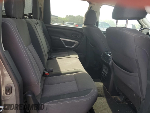 2023 Nissan Titan SV with VIN 1N6AA1EF8PN115329, listed as a Copart auction lot 55326915 with 19,647 mi miles and Salvage title. Bid and sale history available at DreamBid. Image 10.