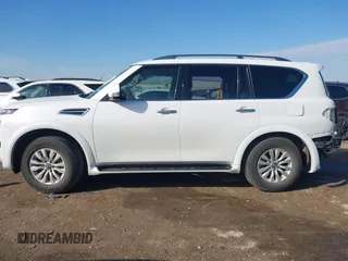 2023 Nissan Armada SV with VIN JN8AY2AC4P9183740, listed as a IAAI auction lot 41333249 with 10,906 mi miles. Bid and sale history available at carsss.com. Image 15.