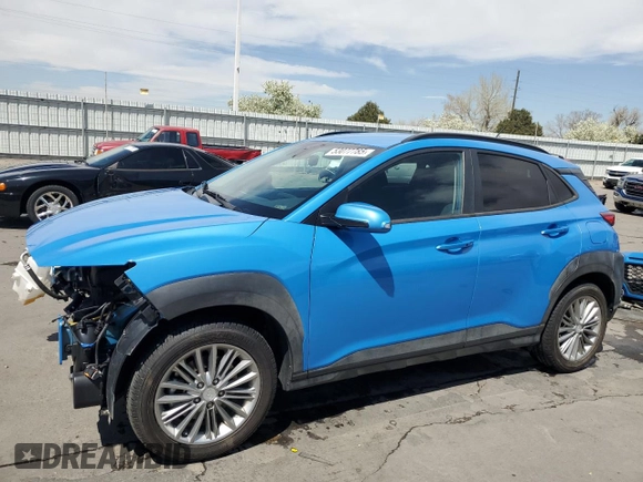 2020 Hyundai Kona SEL with VIN KM8K2CAA7LU514853, listed as a Copart auction lot 53077785 with 68,977 mi miles and Salvage Title. Bid and sale history available at DreamBid. Image 1.