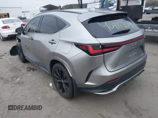 2022 Lexus NX with VIN 2T2KGCEZ5NC003823, listed as a IAAI auction lot 40915104 with 44,165 mi miles. Bid and sale history available at carsss.com. Image 3.