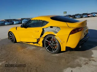 2020 Toyota Supra 3.0 with VIN WZ1DB4C03LW034032, listed as a Copart auction lot 46496385 with 26,119 mi miles and Clean title. Bid and sale history available at DreamBid. Image 2.
