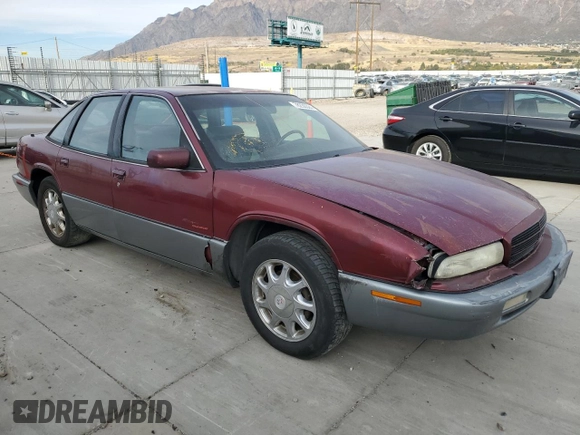 1996 Buick Regal with VIN 2G4WF52K3T1461797, listed as a Copart auction lot 78230324 with 93,303 mi miles and Salvage Title. Bid and sale history available at DreamBid. Image 4.