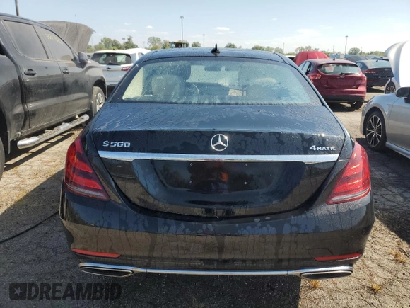 2020 Mercedes-Benz S S 560 with VIN WDDUG8GB7LA524530, listed as a Copart auction lot 68067983 with 36,408 mi miles. Bid and sale history available at carsss.com. Image 6.