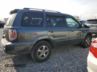 2006 Honda Pilot EX with VIN 5FNYF28406B020568, listed as a Copart auction lot 50340245 with Not Provided miles and Salvage Title. Bid and sale history available at DreamBid. Image 3.