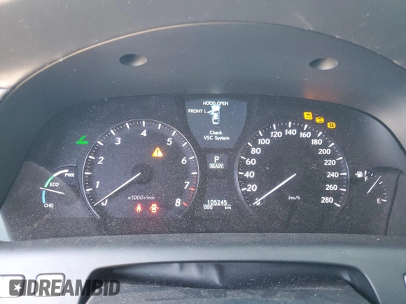 2008 Lexus LS 600h L z VIN JTHDU46F185004337, wystawiony jako Copart lot #77908074 z przebiegiem 105 245 mil mil oraz Szkoda całkowita • Salvage title. Historia ofert i sprzedaży dostępna na DreamBid. Obrazek 9.