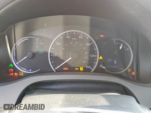 2011 Lexus CT 200h with VIN JTHKD5BHXB2004804, listed as a Copart auction lot 57297305 with 184,800 mi miles and Clean title. Bid and sale history available at DreamBid. Image 9.