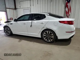 2015 Kia Optima SX Turbo with VIN 5XXGR4A61FG367091, listed as a Copart auction lot 50038995 with 106,003 mi miles and Clean Title. Bid and sale history available at carsss.com. Image 2.