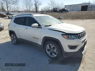 2021 Jeep Compass Limited with VIN 3C4NJDCB4MT556585, listed as a Copart auction lot 47428245 with 99,168 mi miles and Salvage Title. Bid and sale history available at DreamBid. Image 4.