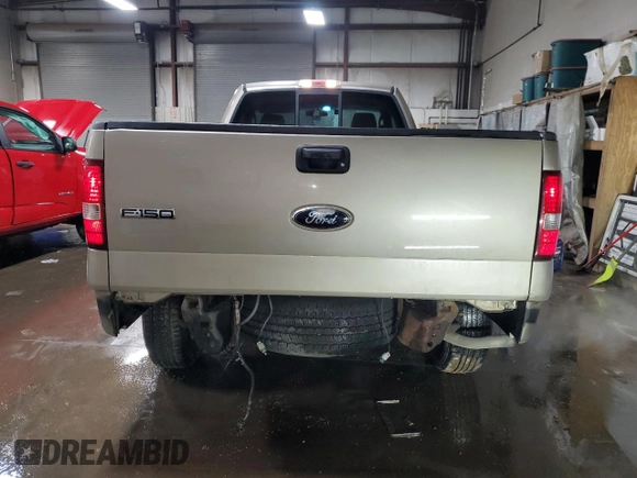 2007 Ford F-150 XL with VIN 1FTRF14WX7KA78665, listed as a Copart auction lot 49962105 with 127,491 mi miles and Salvage title. Bid and sale history available at DreamBid. Image 6.